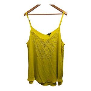 Torrid Chiffon Embroidered Swing Cami